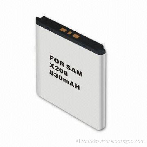 Mobile Phone Battery with 830mAh Capacity and Double IC Protector